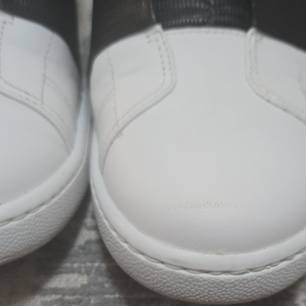 Vince White and Black Slip-On Sneakers - Picture 9 of 12